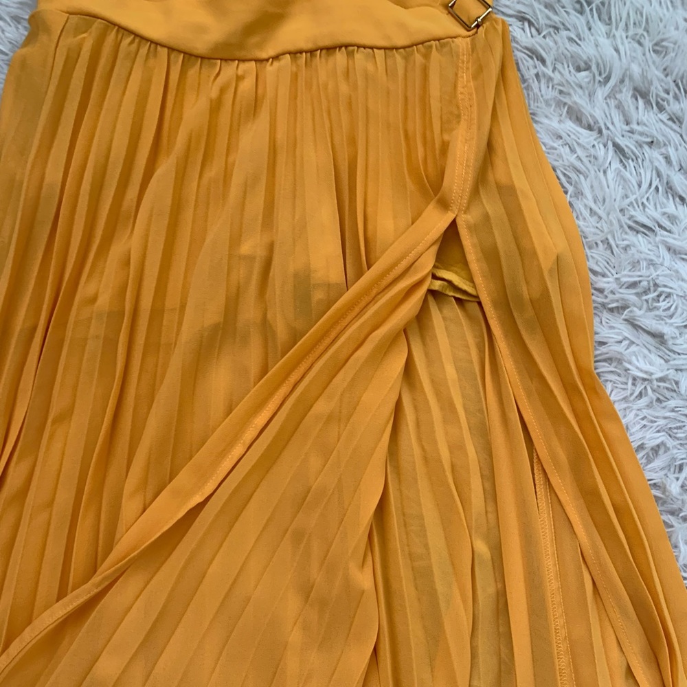 Pleated sheer high waisted skirt - Picture 4 of 11